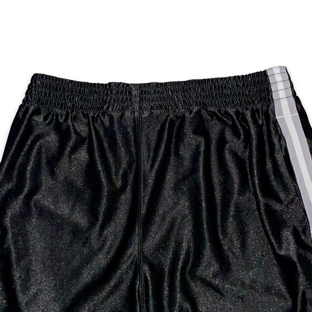 Tek Gear Vintage Dazzle Basketball Shorts Silky Shiny Silver Gray M - Picture 6 of 9